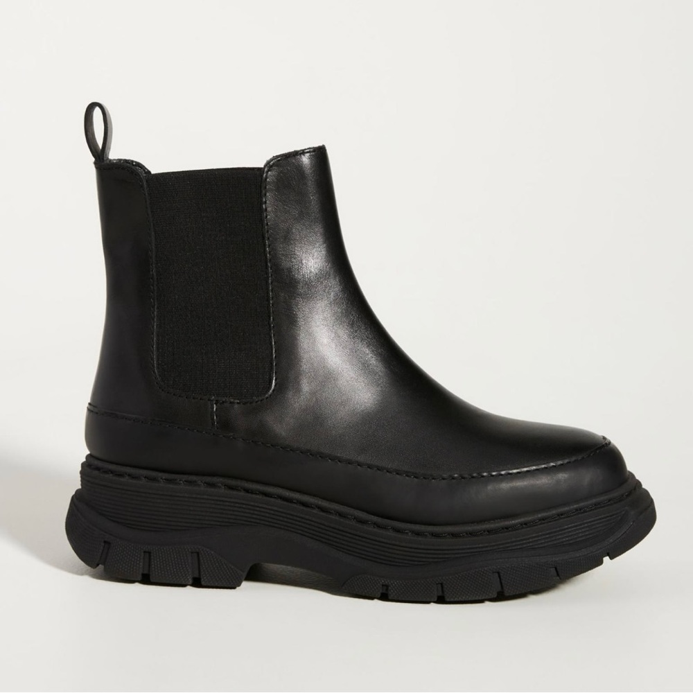 Maeve Anthropologie Platform Leather Boots 7.5
